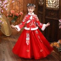 ราคา ชุดเดรสเจ้าหญิงผ้าฝ้ายสำหรับฤดูหนาวสำหรับเด็กและผู้หญิงชุดชุดเดรสสำหรับเด็กชุดจีนสไตล์จีน (17206156992)