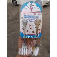 ราคา ส้อม ช้อน ลาย Doraem n ลาย Hello Kitty ช้อนกาแฟ ขนม Doraemon (19924435119)