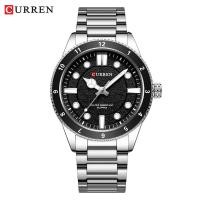 ราคา Curren 8450นาฬิกาสำหรับผู้ชายควอตซ์สายรัดเหล็กนาฬิกาสำหรับผู้ชายกีฬาธุรกิจ (20484068431)