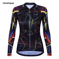 ราคา PHMAX ชุดปั่นจักรยานสำหรับผู้หญิงมืออาชีพชุดปั่นจักรยานแขนยาวทีมปั่นจักรยานสำหรับผู้หญิงเสื้อดาวน์ฮิลล์จักรยานเสือภูเขาเสื้อยาว (12710527857)