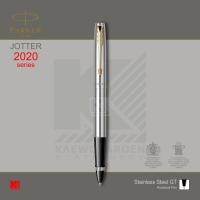 ราคา ปากกาโรลเลอร์บอล Parker Jotter Stainless Steel GT (2460740791)