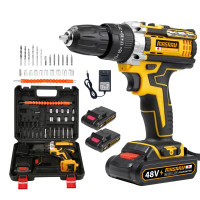 ราคา แถมฟรี แบต2ก้อน อุปกรณ์ 32 อย่าง MASARU สว่านไฟฟ้าไร้สาย สว่านไร้สาย สว่าน 3 ระบบ มีระบบกระแทก สว่านไร้สายแท้ สว่านกระแทก พร้อม ดอกสว่าน และ อุปกรณ์ เครื่องมือช่าง (21189378402)