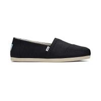 ราคา TOMS รองเท้าลำลองผู้หญิง สลิปออน รุ่น Alpargata Black Refibra Diamond Pattern Woven CB รองเท้าลิขสิทธิ์แท้ (19707226393)