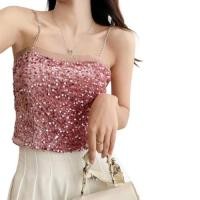 ราคา เสื้อสายเดี่ยววิ้งๆ เสื้อครอป สม็อคหลัง สายแต่งโซ่ เซ็กซี่ รุ่น L1122 (21210792471)