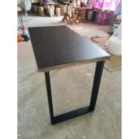 ราคา โต๊ะอาหาร โต๊ะทำงาน ไม้จริง สีโอ๊ค ขนาดกว้าง60cmxยาว120cmxสูง75cm (16480898658)