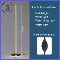 ราคา CLPLUSโคมไฟตั้งพื้น LED วอร์มไลท์แนวตั้งที่ทันสมัยและเรียบง่าย โคมไฟตั้งพื้น โคมไฟอ่านหนังสือ โคมไฟห้องนอน โคมไฟตั้งพื้น โคมไฟอ่านหนังส (18600803611)