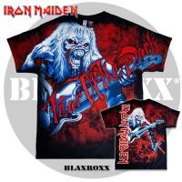 ราคา BLAXROXX Iron Maiden IRM031 เสื้อวง OVP สีจม GILDAN Ultra Cotton (19829888747)