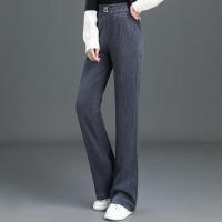 ราคา taozu กางเกงผ้าลูกฟูกผู้หญิง เอวสูง ทรงกระบอก (20860848628)