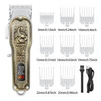 ราคา Hiena ปัตตาเลี่ยนตัดผมมีที่หนีบผมมีจอ LCD แบบไร้สายที่ตัดขนที่ตัดขนระดับมืออาชีพ HYN 203B ใหม่ (21170888982)