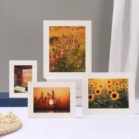 ราคา กรอบรูปกระดาษตกแต่งตั้งโต๊ะที่เรียบง่ายกรอบรูปกรอบรูปสีขาวน้ำนม (19443173300)