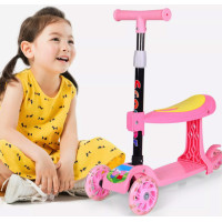 ราคา iRemax Kid Scooter สกู๊ตเตอร์ 3 ล้อ สกู๊ตเตอร์เด็ก ล้อมีไฟ พับเก็บง่าย ช่วยบริหารกล้ามเนื้อขาและช่วยในการทรงตัวของเด็ก ปรับความสูงได้ 4 ระดับ (11139146598)