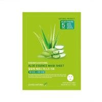 ราคา ไม่มีกล่อง มาส์กหน้า อโลเวร่า ฟื้นฟูผิวแห้งกร้าน ผิวไหม้แดด LEAVES NATURAL ALOE ESSENCE MASK SHEET 25 ML (7173766175)