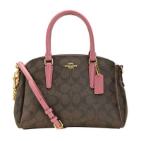 ราคา กระเป๋าถือ Coach แท้ ทรงถัง รุ่นใหม่ สีสวย หายากมาก COACH 29434 MINI SAGE CARRYALL IN SIGNATURE CANVAS (6469426090)