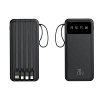 ราคา เพาเวอร์แบงค์30000mAh สี่สายในตัว แบตสำรอง fast charge แบตสำรองมือถือ ของแท้ ที่ชาร์ตแบตสํารอง แบตเตอรี่สำรอง powerbank (20851272807)