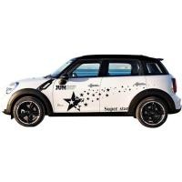 ราคา สติกเกอร์ดาวบุคลิกภาพ สติกเกอร์รถดัดแปลงร่างกาย รถเต็มรถดึงดอกไม้ รถครอบคลุมรอยขีดข่วนสติกเกอร์ตกแต่ง สีดำ สามารถติดตั้งได้ทั้งสองด้าน (886866767)