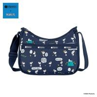ราคา Lesportsac NEW สินค้าใหม่ Classic Hobo Bag กระเป๋าสะพายข้างพาดลำตัว Style 7520 Lesportsac x Peanuts Collection (21228875943)