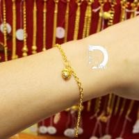 ราคา DianaGold ข้อมือทองครึ่งสลึง ทอง 96 5 รวมลาย เลือกลายและความยาวได้ มีใบรับประกันทองแท้ (16543431514)
