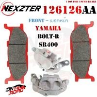 ราคา 126126AA NEXZTER ผ้าเบรคหน้า YAMAHA SR400 BOLT เบรค ผ้าเบรค ผ้าเบรก เบรก ปั๊มเบรก ปั๊มเบรค ดิสเบรค ดิสเบรก อะไหล่มอไซค์ ชุดผ้าเบรก เบรกหน้า เ (12492340499)