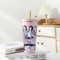 ราคา แก้วสแตนเลส 17oz 500ml สกรีนลาย นิวจีนส์ NewJeans Stainless water bottle with straw แก้วเยติ แก้วเก็บความเย็นพร้อมหลอด ถ้วย (20388776796)