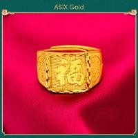 ราคา ASIX GOLD แหวนผู้ชายทอง 24K แหวนมังกรครอบงำ แหวนผู้ชายเท่ ไม่ดำ ไม่ลอก (20330853887)