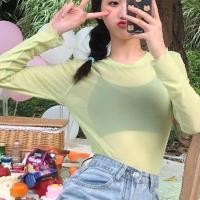 ราคา เสื้อเเขนยาวบางซีทรูผู้หญิง ผ้าชีฟองเนื้อดี แขนยาว บางพลิ้ว ใส่สบาย ไม่ร้อน เซ็กซี่มาก (19259356352)