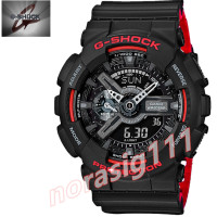 ราคา นาฬิกาข้อมมือCASIO GSHOCK รุ่น GA 110HR 1A Red and black (1018472353)