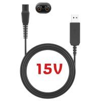 ราคา USB Charger Cable 15V 8V Fit for Philips Norelco HQ8505 HQ850 5000 7000 3000 Series Beard Trimmer MG7710 7750 Electric (20564399078)