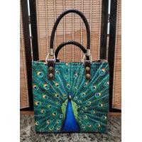 ราคา กระเป๋าสานกระจูดย้อมสี ลายเพ้นท์ทำด้วยมือ แฮนด์เมดทั้งชิ้น มีหลายขนาด (19373181173)