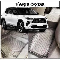 ราคา ผ้ายางปูพื้นรถยนต์ ถาดยางปูพื้น พรมปูพื้นรถ TOYOTA NEW YARIS YARIS CROSS โตโยต้า ยาริส 5 ชิ้น (21252009356)