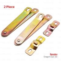 ราคา เหล็กยึดฝาท้าย เหล็กรั้งฝาท้าย โซ่ฝากระบะท้าย 2 ชิ้น สีโครเมี่ยม สำหรับ Isuzu Dragon EyeSLX ปี 1996 2002 (20379271063)