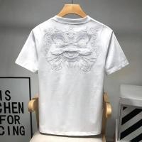 ราคา เสื้อแขนสั้นปักลายสิงโตสไตล์จีนแบรนด์แฟชั่นสำหรับฤดูร้อน T เสื้อ เสื้อยืดแขนสั้นสไตล์ชนเผ่าชาย (20422355828)