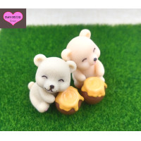 ราคา ตุ๊กตาจิ๋ว ของจิ๋ว ครอบครัวหมี ตุ๊กตาหมี หมี กระปุกน้ำผึ้ง ตุ๊กตาสัตว์ ตุ๊กตาแต่งสวน ตุ๊กตาแต่งบ้าน จัดสวนจิ๋ว ราคาต่อ 1 ชุดมี 4 ชิ้น (19944106223)