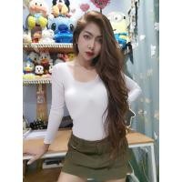 ราคา บอดี้สูทแขนยาวซีทรู เกาะอกสุดเซ็กซี่ (17223245937)