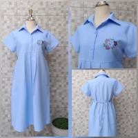 ราคา ชุดคลุมท้องใส่ทำงาน เดรสคนท้อง โทนสีฟ้า ชุดคลุมท้องน่ารักๆ ใส่ทำงาน แฟชั่นชุดคลุมท้อง ราคาถูก (18930248036)