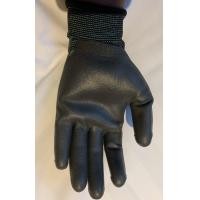 ราคา ถุงมือไนล่อนเคลือบ PUสีดำ คู่ละ 17บ ถุงมือผ้าไนล่อนถุงมือPU (19231142371)