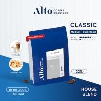 ราคา Alto Coffee เมล็ดกาแฟ คั่วกลางค่อนเข้ม Classic Blend 200g (9207505809)