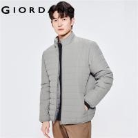 ราคา Giordanoผู้ชาย เสื้อคลุมผ้าฝ้ายคอตั้งหลายกระเป๋าสีทึบ Free Shipping 13072816 (16301100322)