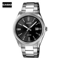 ราคา Velashop นาฬิกาข้อมือผู้ชาย Casio สีเงิน หน้าปัดดำ สายสเเตนเลส รุ่น MTP 1302D 1A2VDF MTP 1302D 1A2 MTP 1302D 1A1VDF MTP 1302D 1A1 MTP 1302D (4394432365)