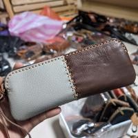 ราคา หนังแท้ กระเป๋าใส่ปากกา กระเป๋าใส่ดินสอ ใส่เหรียญ กระเป๋าใส่บัตร ใส่บัตร atm ได้ ทำจากหนังวัว แฮนด์เมด MARAH (17073122484)