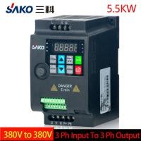 ราคา Brand Designated Store SAKO SKI780 4kw 5kw Frequency Converter 380V to 380V VFD inverter motor inverter 1HP Mini VFD 3 Phase Input 3 Phase Output Variable Frequency Drive Converter for Motor Speed Co
