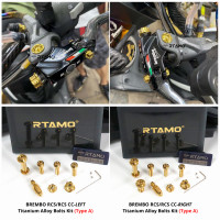 ราคา RTAMO Brembo Rcs rcs CC Gr5แหวนน็อตไทเทเนียมขนาด17 19ปั๊มกระบอกสูบหลักมอเตอร์ไซค์สากลที่มีจำหน่าย (11292029032)