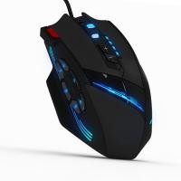 ราคา ZELOTES C 12 Wired USB Optical Gaming Mouse 12 Programmable Buttons Computer Game Mice 4 Adjustable DPI 7 LED Lights for Game Players (13772130490)
