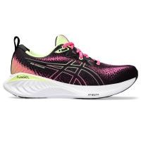 ราคา ASICS GEL CUMULUS 25 WOMEN RUNNING ผู้หญิง รองเท้าวิ่ง ของแท้ BLACK HOT PINK (20613262353)