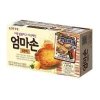 ราคา พร้อมส่ง อร่อยเหาะ ขนมเกาหลี 롯데엄마손파이 คุ๊กกี้เนย Lotte Crispy Sweet Biscuit 127g (17345333473)