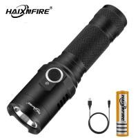 ราคา HaixnFire X002ไฟฉายแสงจ้าซูเปอร์สดใส XML T6ไฟฉาย LED ไฟฉายสำหรับ18650 (3317776802)