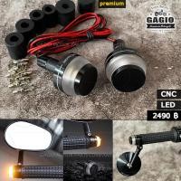 ราคา ไฟเลี้ยวปลายแฮนด์ Moto Box วินเทจ LED สำหรับมอเตอร์ไซค์สไตล์ วินเทจ คลาสสิค คาเฟ่ เรโทร บอบเบอร์ HD อื่นๆ (20239000930)