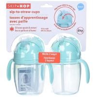 ราคา คูปอง 2 ต่อ Skip Hop to Straw 2 Pack Teal แก้วหัดดื่ม (18292635213)