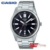 ราคา Casio Standard นาฬิกาข้อมือสุภาพบุรุษ สายแสตนเลส รุ่น MTP VD02D 1EUDF สีเงิน หน้าปัดสีขาว (12603939497)