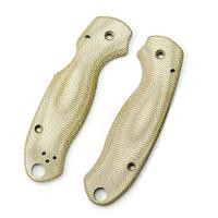 ราคา แผ่นป้ายที่จับวัสดุ Micarta พับได้ขนาด1คู่สำหรับ C223 Spyderco Para 3 (20421979121)