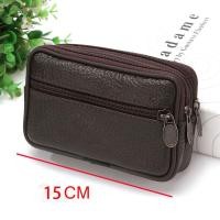 ราคา กระเป๋าคาดเอวสำหรับผู้ชายกระเป๋าโทรศัพท์มือถือหนังวัวหนังสัตว์แท้ใหม่กระเป๋าสตางค์แขวนเอวแนวตั้งแนวเข็มขัดหนังแนวนอน (19985642454)